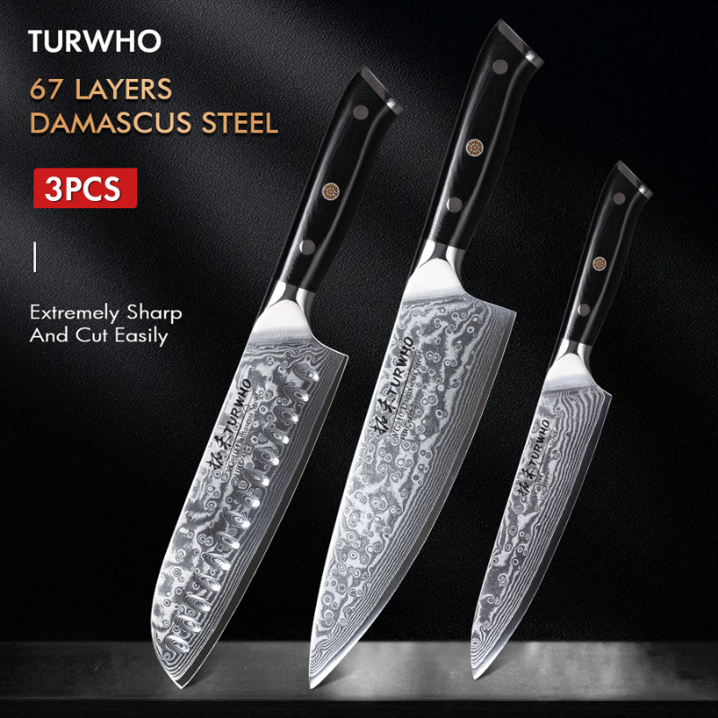 Chef Knife Super Sharp Santoku Utility Knife- Tek Knives™