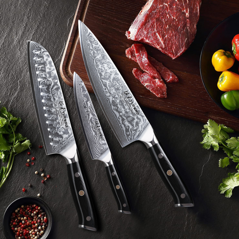 Chef Knife Super Sharp Santoku Utility Knife- Tek Knives™