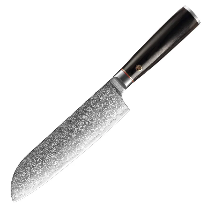 Santoku Damascus Stainless Steel Japanese Kitchen Knives Cooking Tools - Tek Knives™