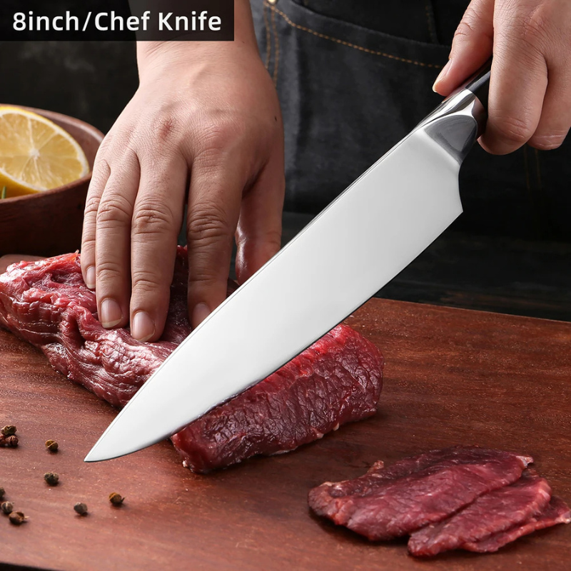 Kitchen Chef Knife 8" German Stainless Steel - Tek Knives™