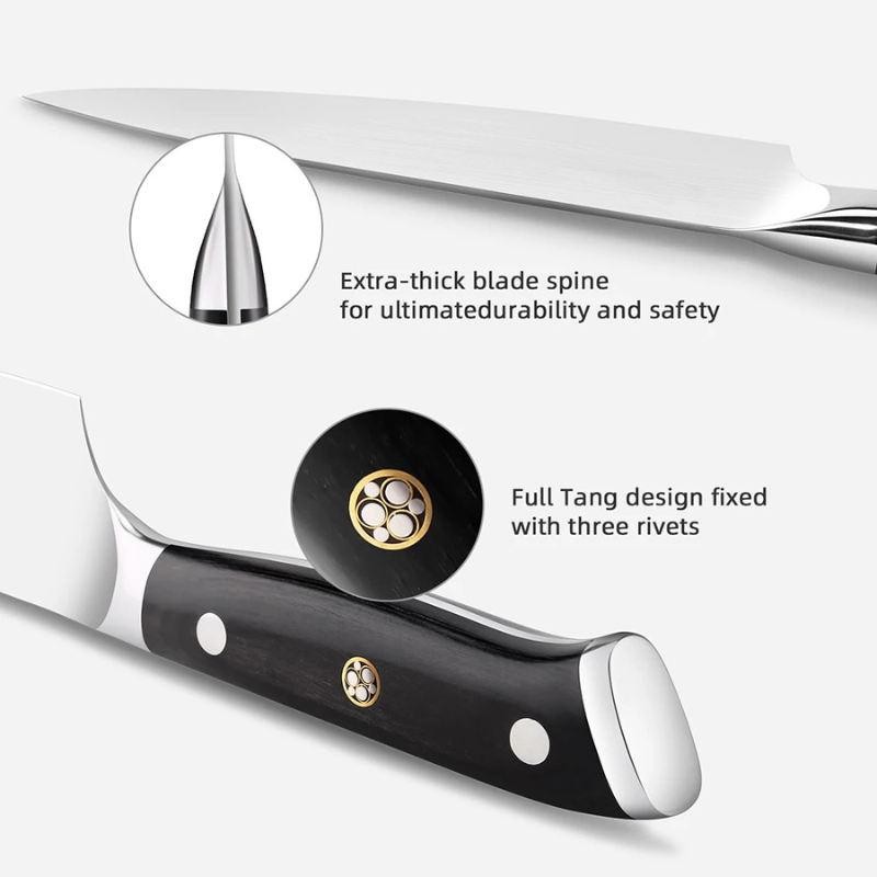 Kitchen Chef Knife 8" German Stainless Steel - Tek Knives™