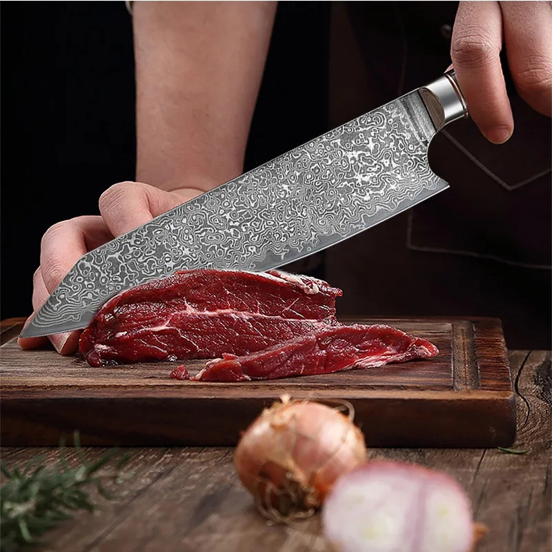 Kitchen Knife 67 Layers Damascus Steel - Tek Knives™